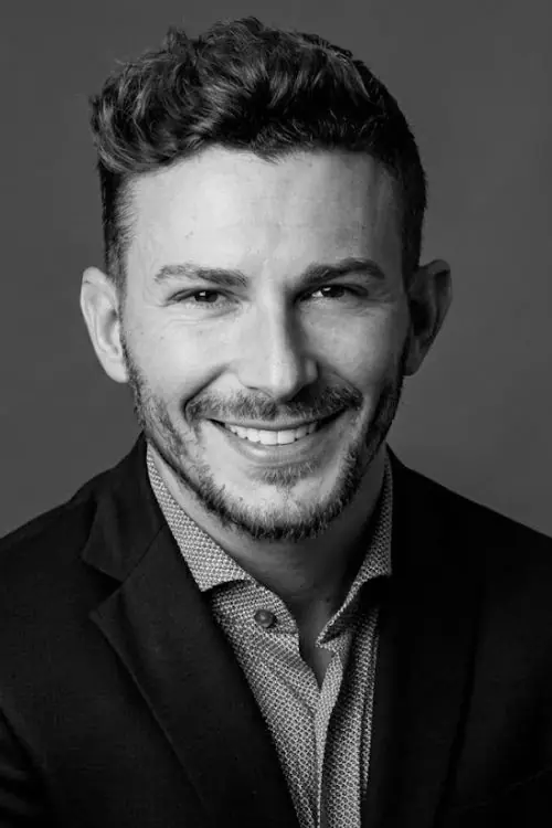 Josh Goldfeder, black and white portrait